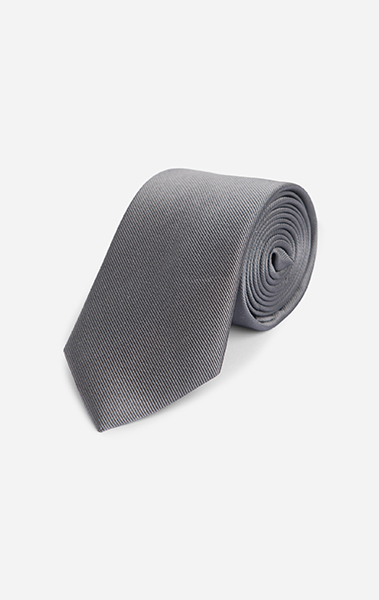 Graphite Twill Tie